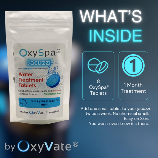 OxySpa® Jacuzzi Treatment Tablets - * Tablets, 1 Month Treatment